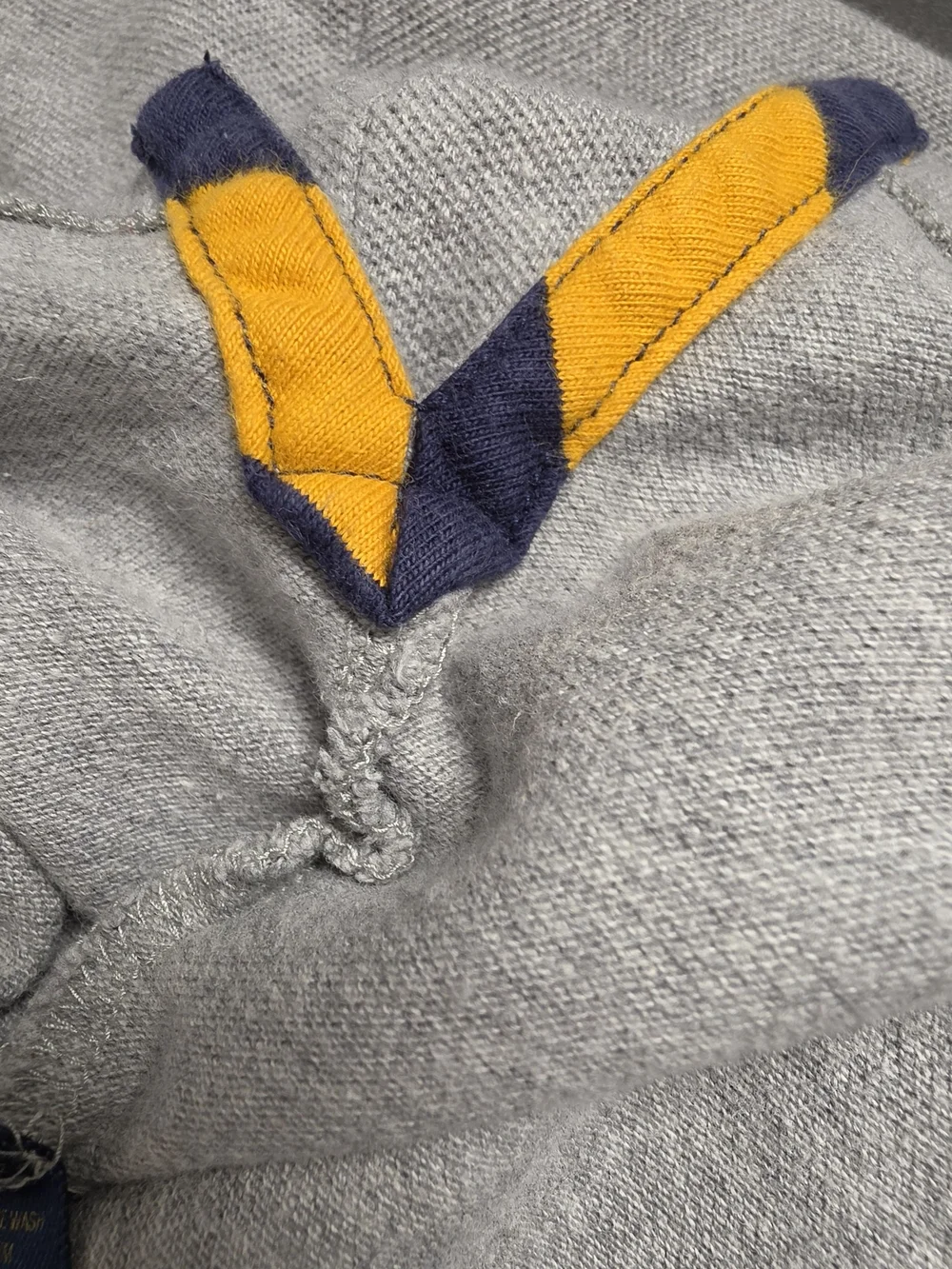 Rugby Ralph Lauren Light Gray Polo with Navy 'R' Crest